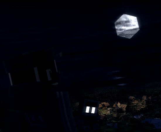 chilling in the moonlight